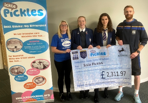 School raises over £2,300 for Ickle Pickles